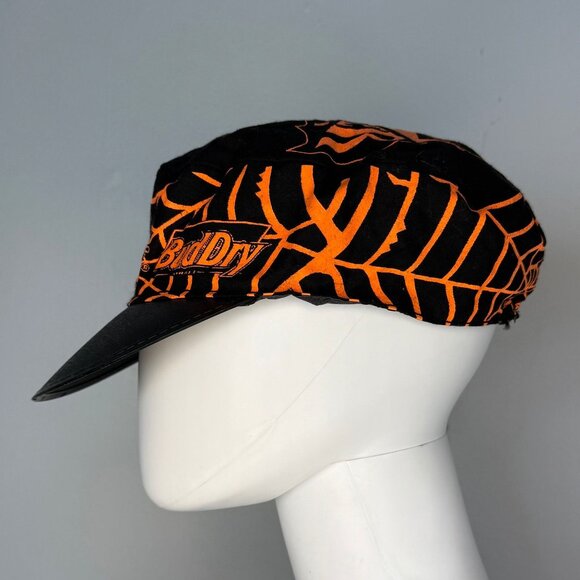 Vintage 1990s Budweiser Monster Party Hat Halloween Painter Cap Beer Promo Adcap - Picture 3 of 7